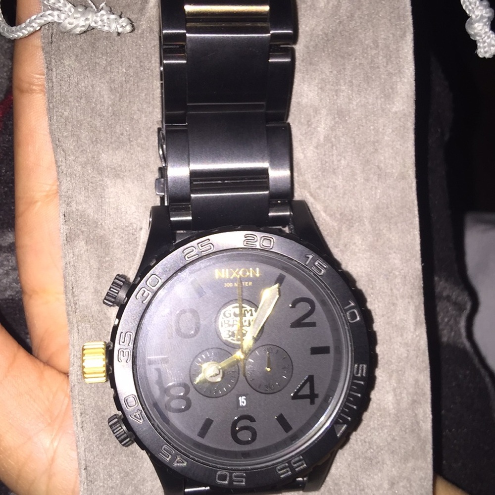 Nixon gumball 3000 stainless steel watch